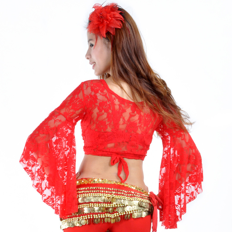 Danceeear lace butterfly oriental belly dance tops more colors